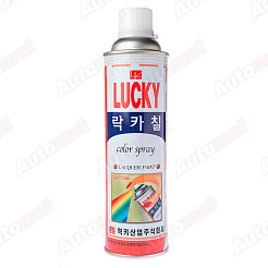 Краска-аэрозоль LUCKY темно-синяя, 0,53л УТ-00001178